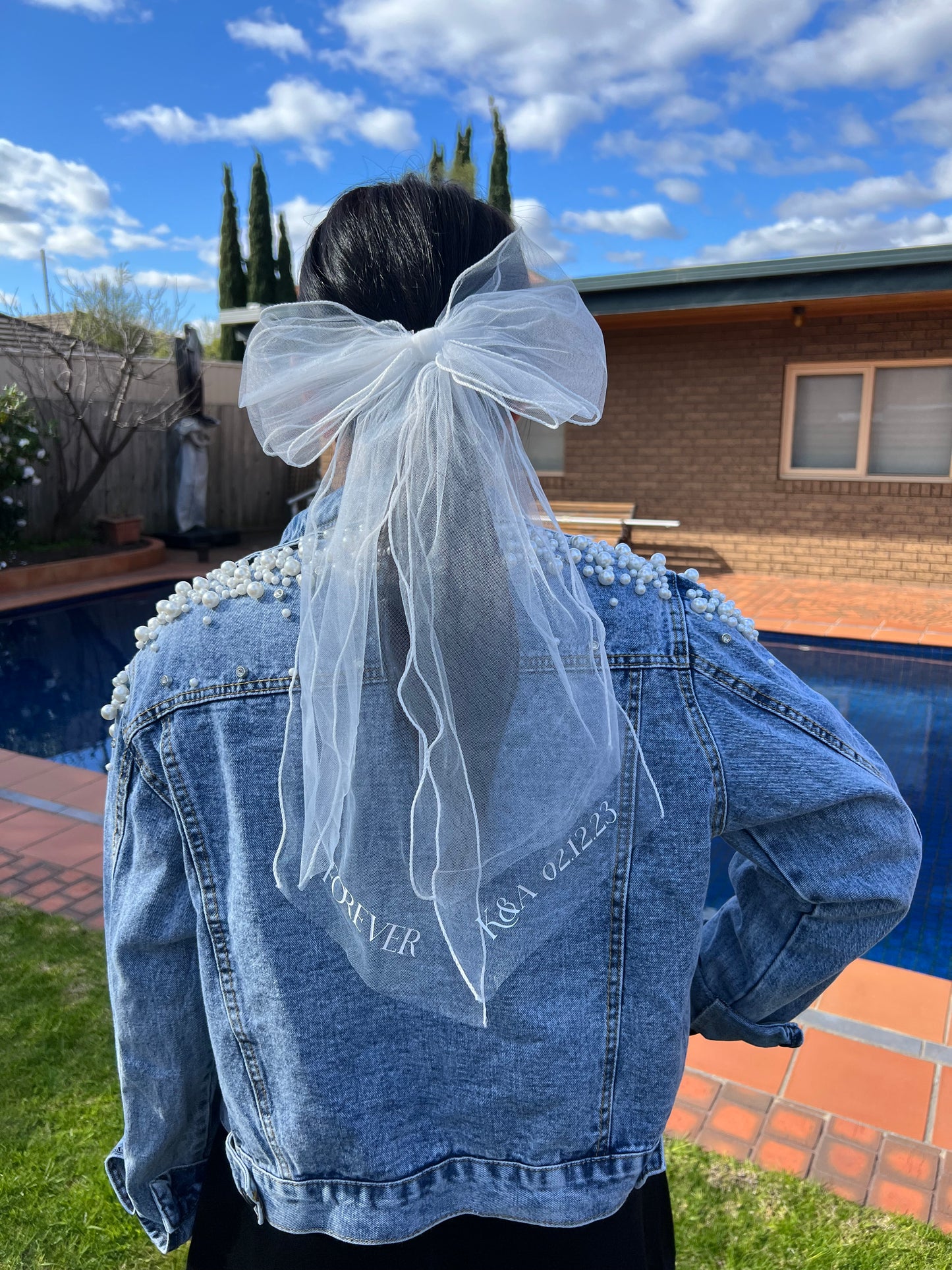 Bow Clip Veil